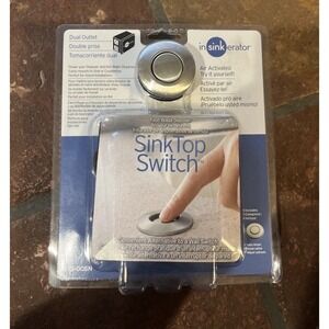 InSinkErator STS-OOSN Garbage Disposal Sink Top Switch Satin Nickel - New Sealed